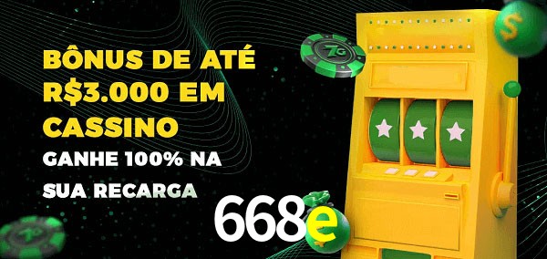 668e melhor bônus de depósito