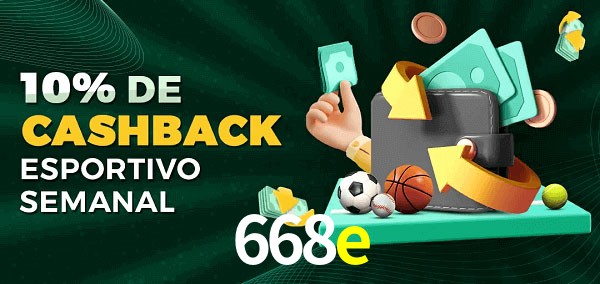 10% de bônus de cashback na 668e